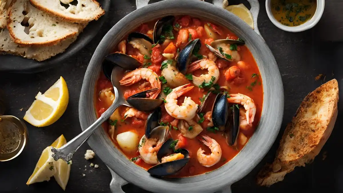 Guiso de marisco mediterráneo