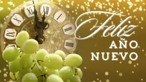 Feliz año nuevo con 12 uvas